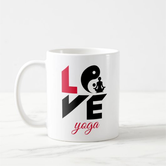 Mug Aimer le yoga (Gauche)