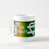 Mug Aimer l'égalité (Devant gauche)
