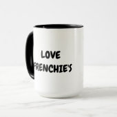 Mug Aimer les Bouledogues Français (Devant gauche)