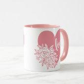MUG AIMER LES FLEURS DU COEUR (Devant droit)
