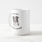 Mug Aimer ma frontière Collie (Devant gauche)