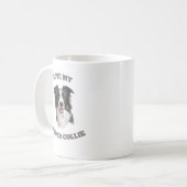 Mug Aimer ma frontière Collie (Devant gauche)