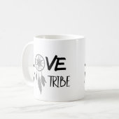 Mug Aimer ma tribu Amis Cadeau (Devant gauche)