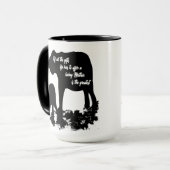 Mug Aimer Mère Citation Eléphants (Devant gauche)