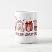 Mug Aimer plus de souci moins (Centre)