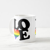 Mug Aimer Rainbow Pride (Devant gauche)