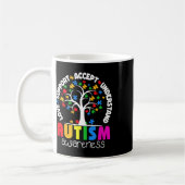 Mug Aimer Support Accepter Comprendre L'Autisme De L'A (Gauche)