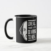 Mug Aimer Tous Faire Confiance À Quelques Shakespeare  (Gauche)