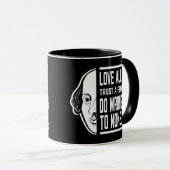 Mug Aimer Tous Faire Confiance À Quelques Shakespeare  (Devant droit)