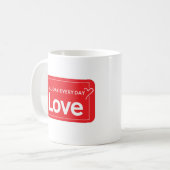 Mug Aimer tous les jours (Devant gauche)