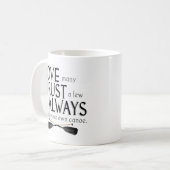 Mug Aimez beaucoup, faites confiance à quelques uns (Devant gauche)