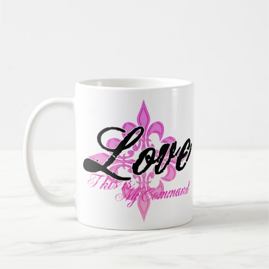 Mug Aimez ceci est ma commande (Gauche)