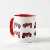 Mug Aimez ces vieux tracteurs rouges (Devant gauche)