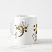 Mug Aimez cette basse - sa tout environ la basse (Devant gauche)