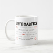 Mug Aimez la gymnastique (Gauche)