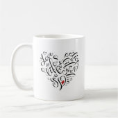 Mug Aimez la vie où vous vivez (Gauche)