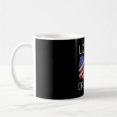 Mug Aimez-le ou laissez-le États-Unis Drapeau (Gauche)
