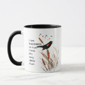 Mug Aimez les BLACKBIRDS tellement je me moque Citer M (Gauche)