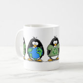 Mug Aimez les pingouins de la terre (Devant gauche)