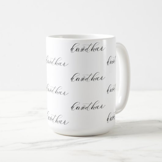 Mug Aimez les uns les autres (Devant droit)