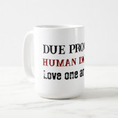 Mug Aimez les uns les autres (Devant gauche)