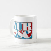 Mug AIMEZ l'INFIRMIÈRE (Devant gauche)