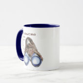 Mug Aimez l'observation des oiseaux tellement je me mo (Devant gauche)