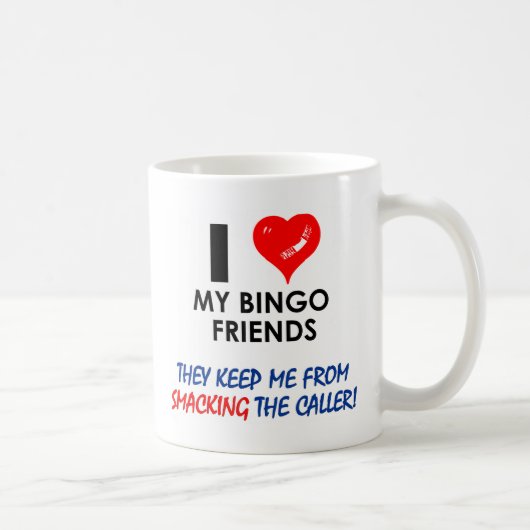 Mug Aimez mes amis de bingo-test ! (Droite)