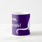 Mug Aimez-moi, aimez mes rats ! (Centre)