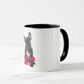 Mug Aimez-moi le visage de Bulldog (Devant droit)