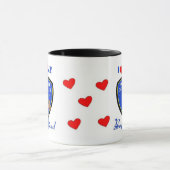 Mug Aimez mon ami de police (Centre)