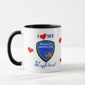 Mug Aimez mon ami de police (Gauche)