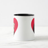 Mug Aimez mon chien de montagne de Bernese (Centre)