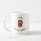 Mug Aimez Mon Cocker Spaniel (Gauche)