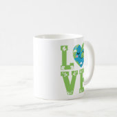 Mug Aimez notre planète mère Jour des terres (Devant droit)