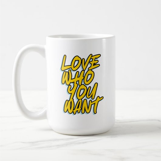 MUG AIMEZ QUI VOUS VOULEZ (Gauche)