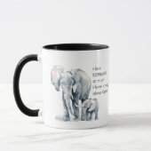 Mug Aimez tellement les ÉLÉPHANTS Je tellement de Cita (Gauche)