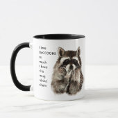 Mug Aimez tellement les RACCOONS que je me plaisante C (Gauche)