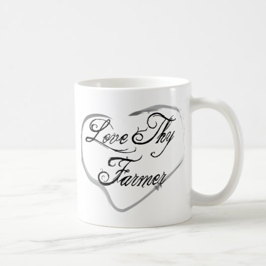 Mug Aimez Thy agriculteur (Droite)