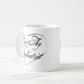 Mug Aimez Thy psychiatre (Devant gauche)