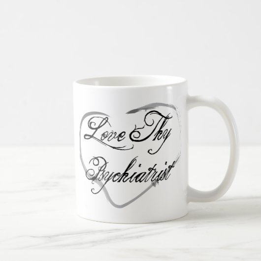 Mug Aimez Thy psychiatre (Droite)
