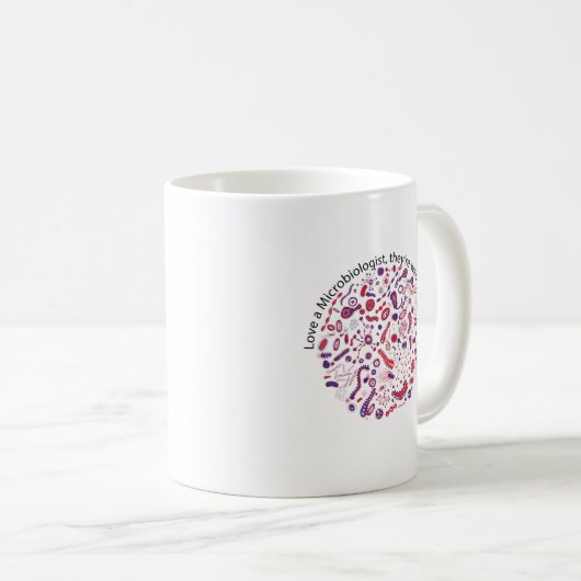 Mug Aimez un microbiologiste (Devant droit)