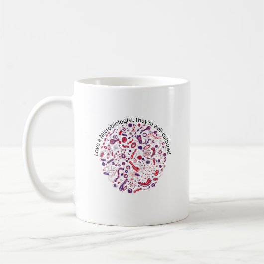 Mug Aimez un microbiologiste (Gauche)