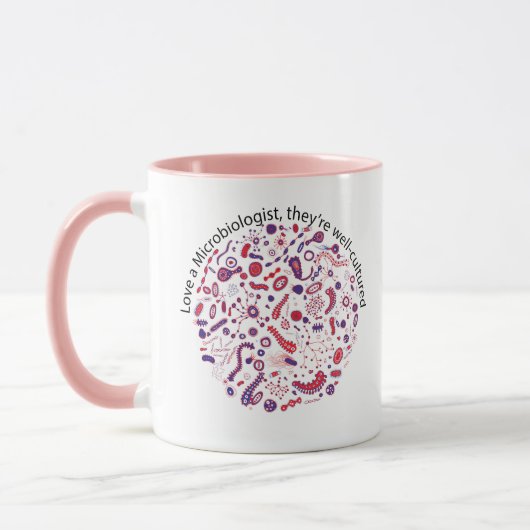 Mug Aimez un microbiologiste (Gauche)