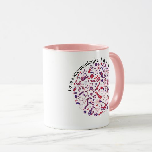 Mug Aimez un microbiologiste (Devant droit)