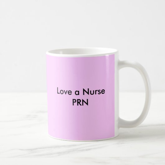 Mug Aimez une infirmière PRN (Droite)