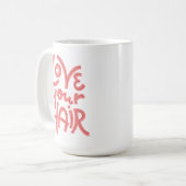 Mug Aimez vos cheveux (Devant gauche)