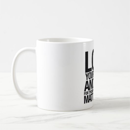 MUG AIMEZ VOS ENNEMIS (Gauche)