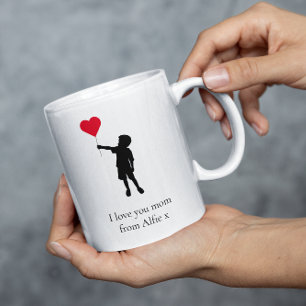 Mug Aimez votre mère simple minimaliste personnalisé