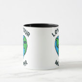 Mug Aimez Votre Mère Terre Cœur (Centre)